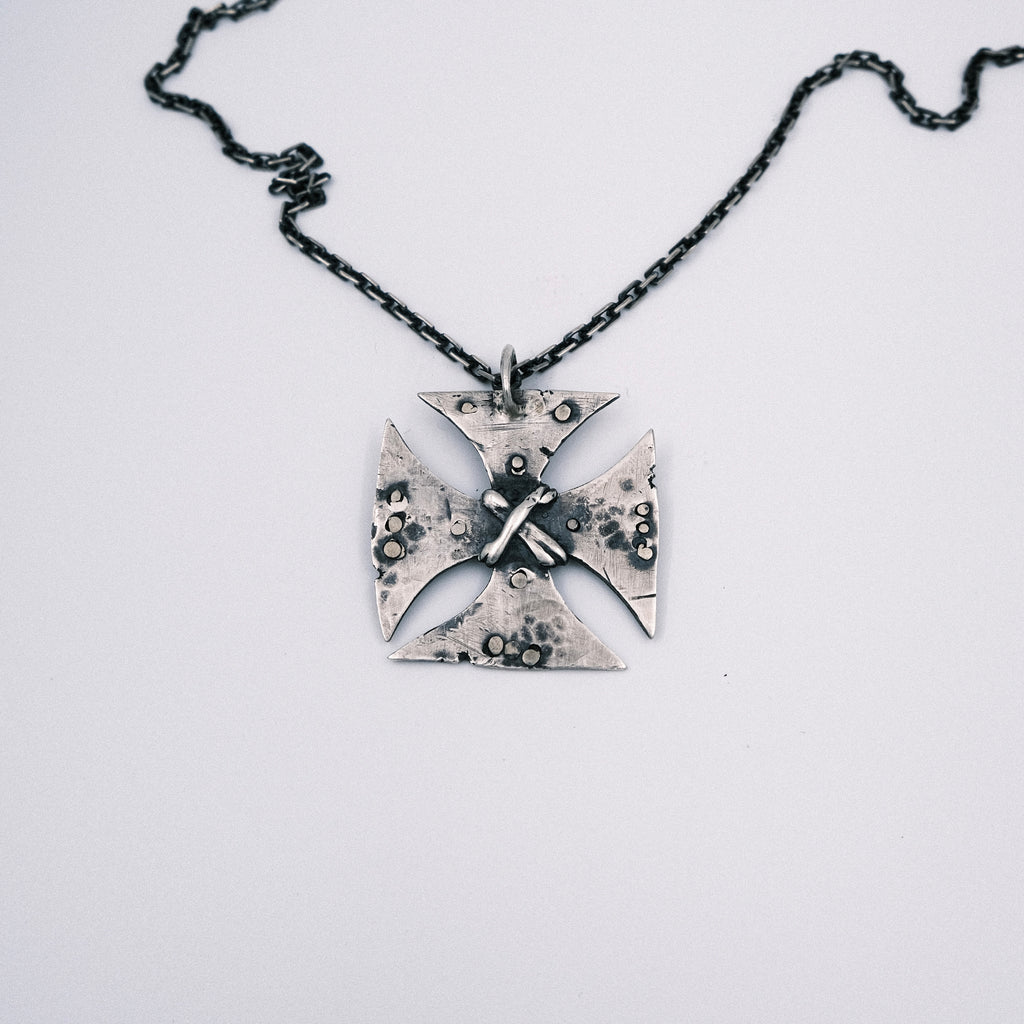 HandformedCrossWith925Chain