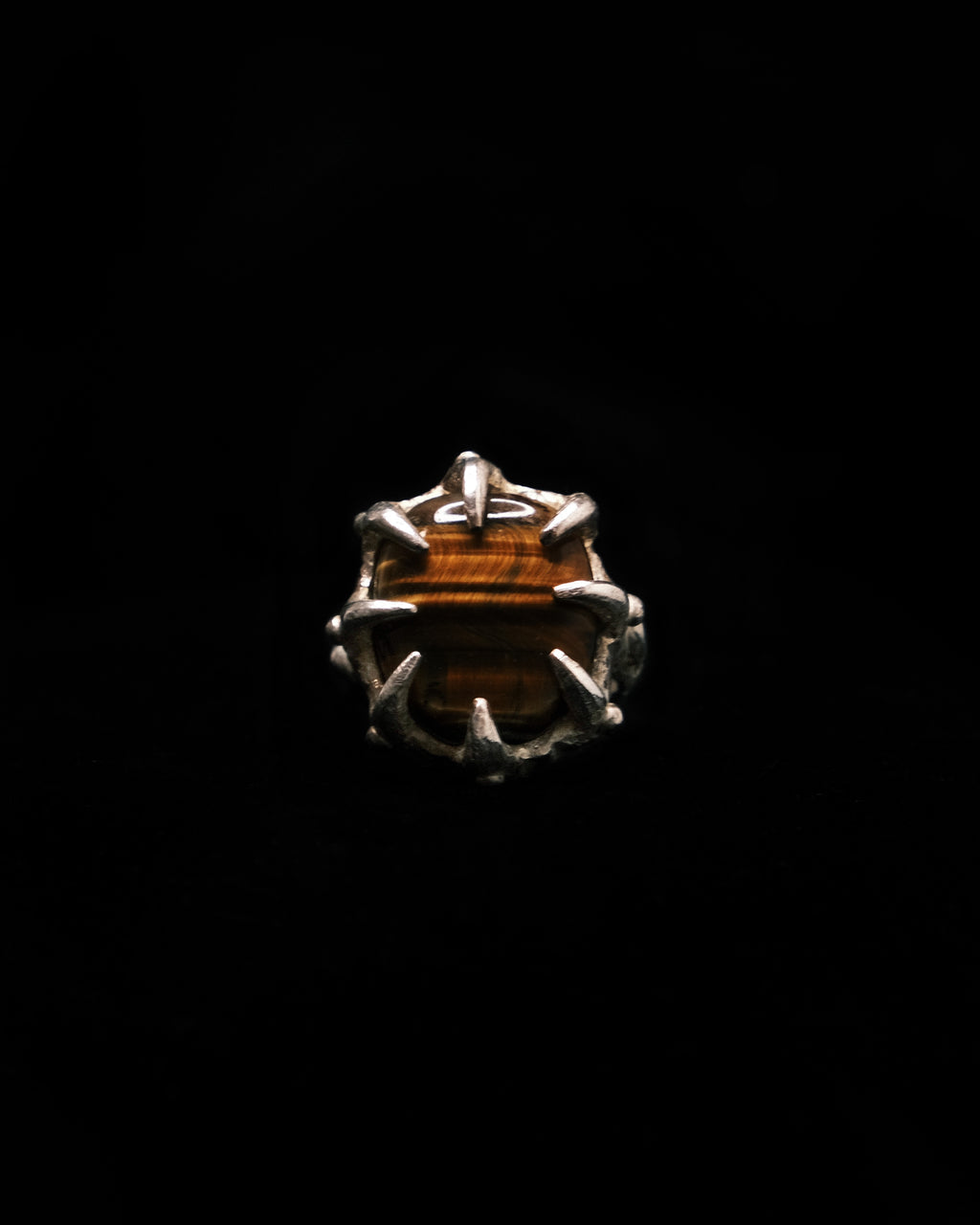 RING WITH TIGER’S EYE