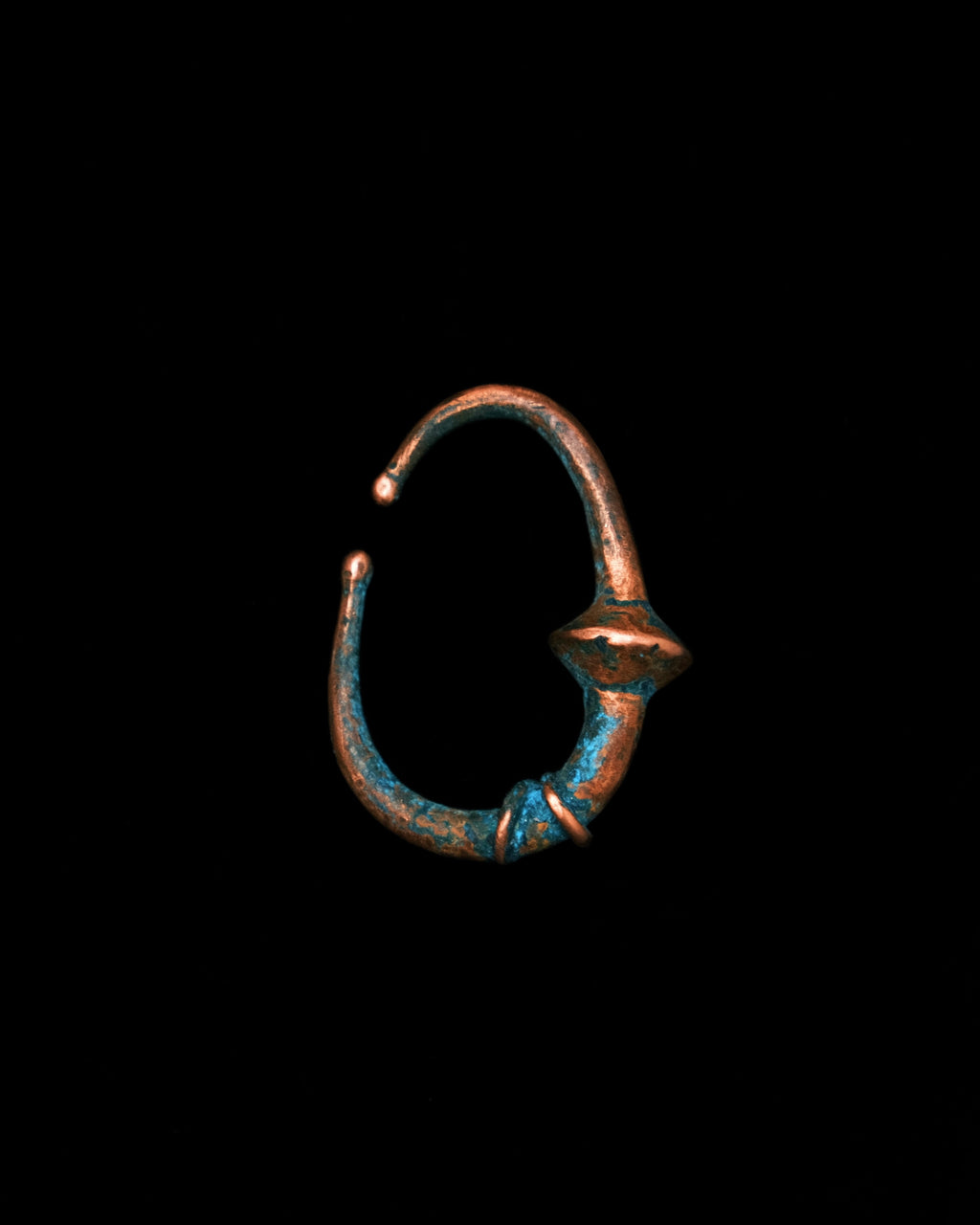 PATINA COPPER EAR CUFF