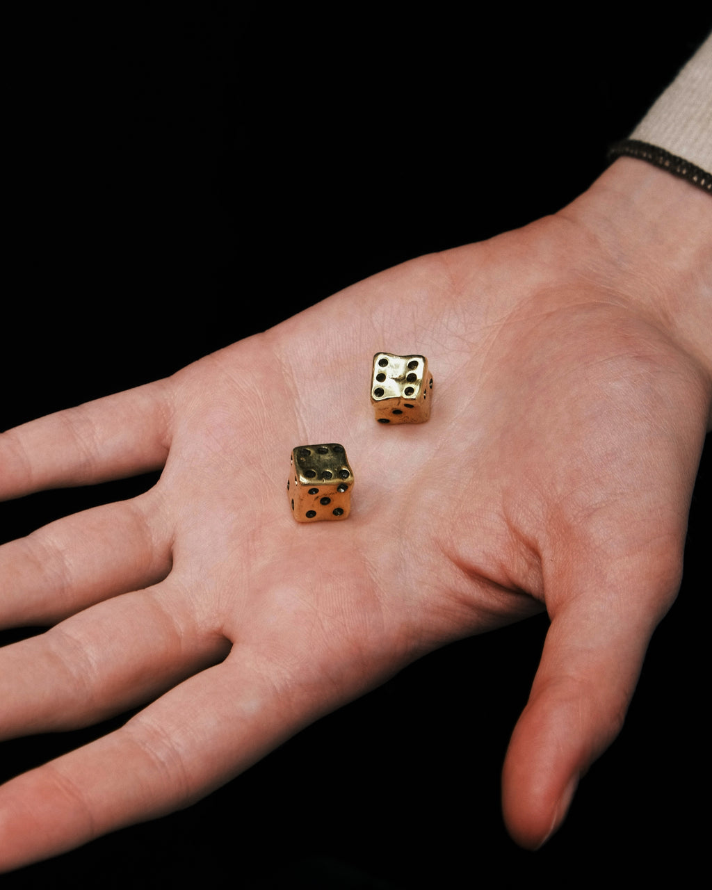 Solid Brass Dice