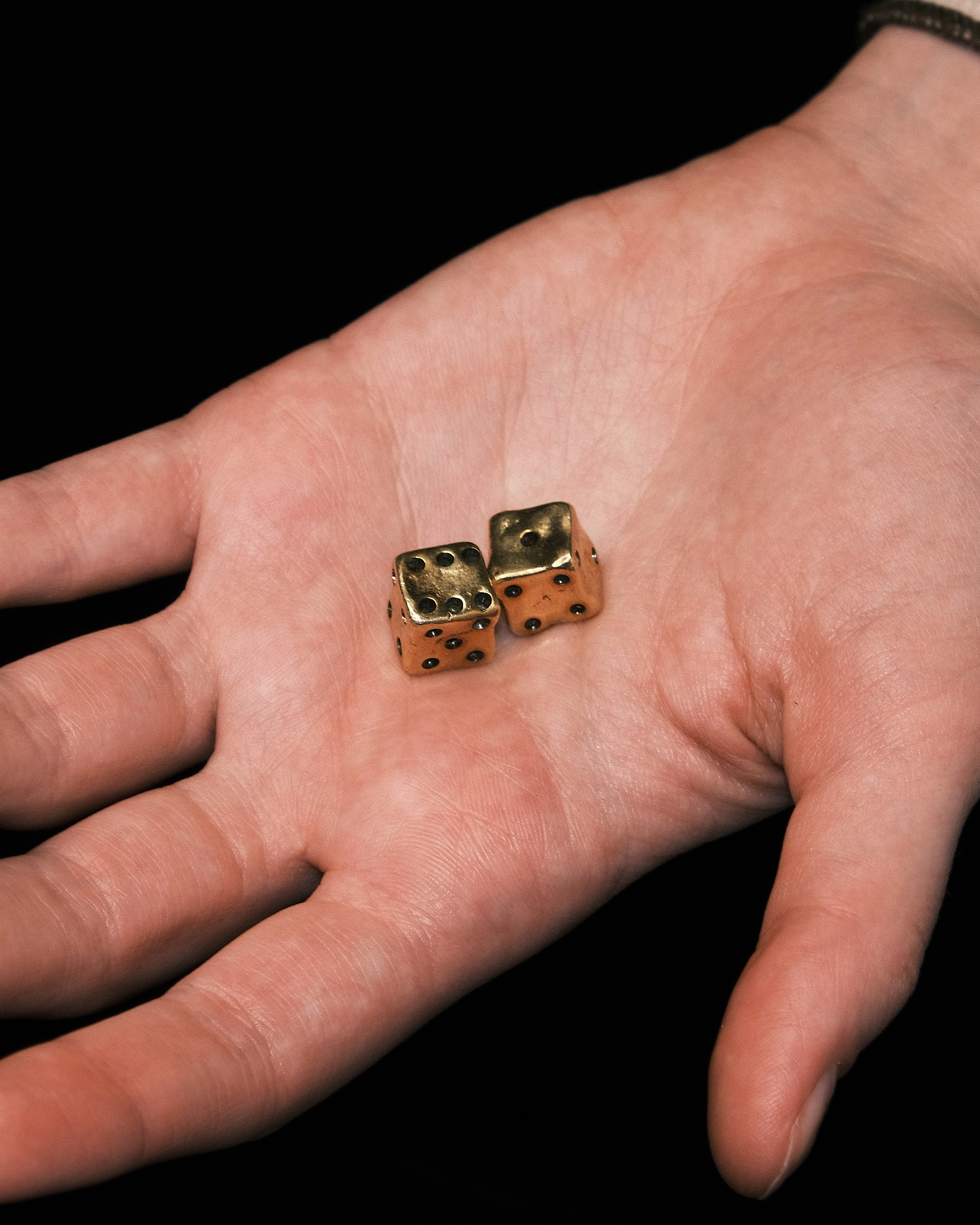 Solid Brass Dice