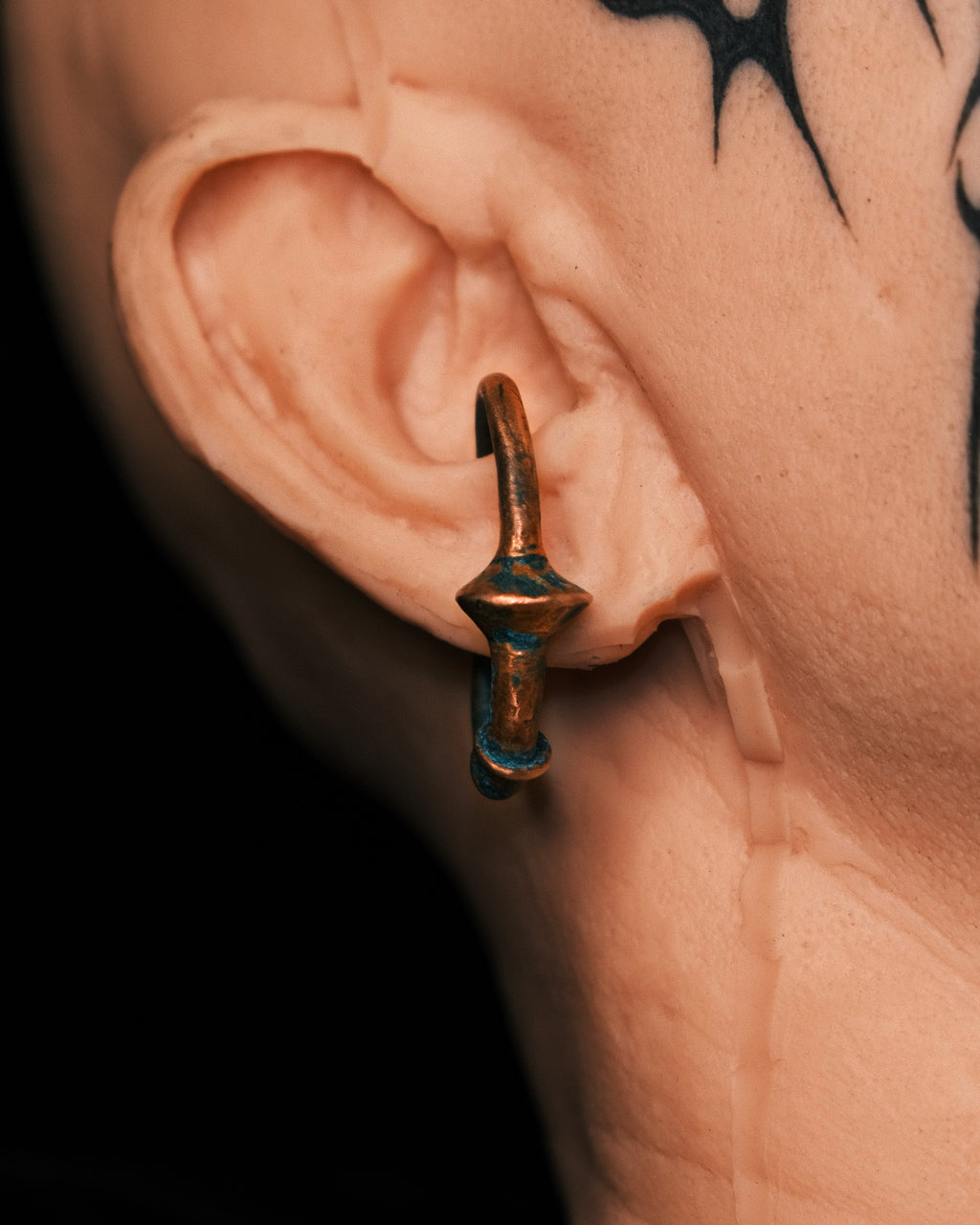 PATINA COPPER EAR CUFF