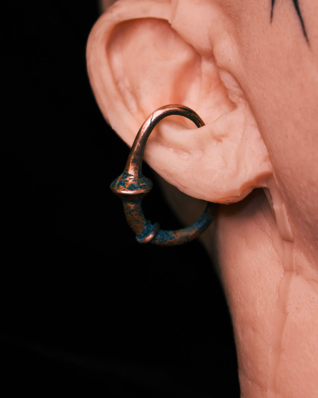 PATINA COPPER EAR CUFF